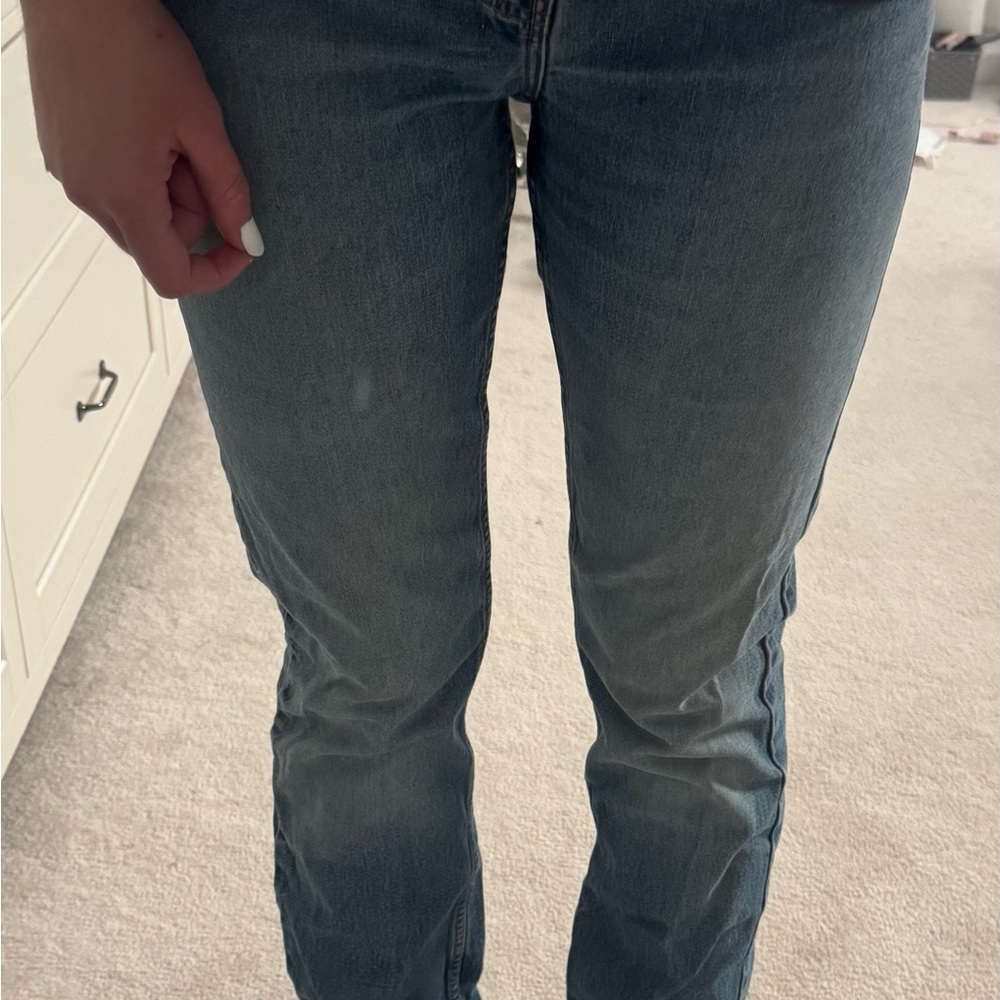 Old Navy Women's Straight Leg Blue Jeans